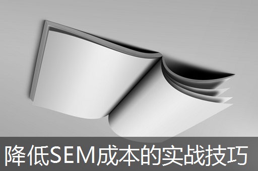 降低SEM成本的实战技巧