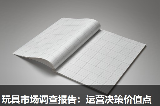 玩具市场调查报告:运营决策价值点 玩具市场调查报告:运营决策价值点