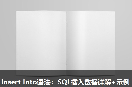 Insert Into语法：SQL插入数据详解+示例