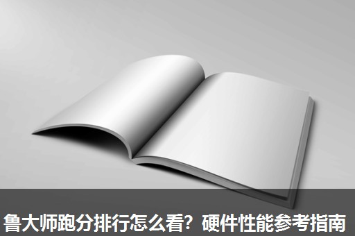 鲁大师跑分排行怎么看?硬件性能参考指南 鲁大师跑分排行怎么看?硬件性能参考指南