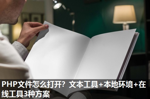 PHP文件怎么打开？文本工具+本地环境+在线工具3种方案