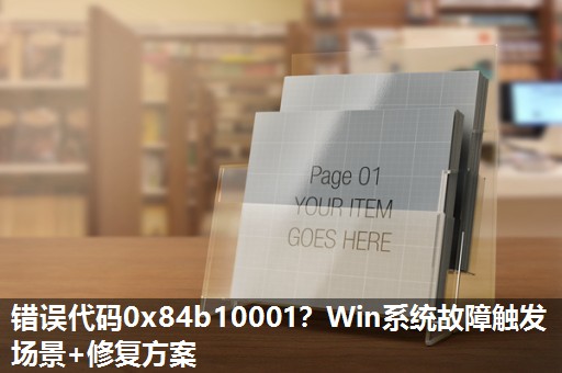 错误代码0x84b10001？Win系统故障触发场景+修复方案
