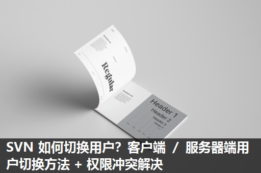 SVN 如何切换用户?客户端 / 服务器端用户切换方法 + 权限冲突解决 SVN 如何切换用户?客户端 / 服务器端用户切换方法 + 权限冲突解决