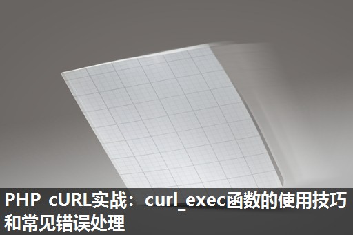 PHP cURL实战:curl_exec函数的使用技巧和常见错误处理 PHP cURL实战:curl_exec函数的使用技巧和常见错误处理