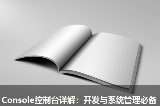 Console控制台详解:开发与系统管理必备 Console控制台详解:开发与系统管理必备