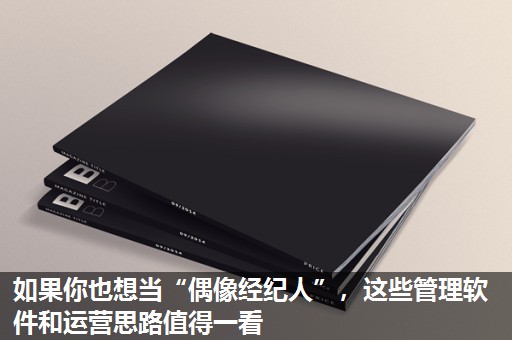 如果你也想当“偶像经纪人”,这些管理软件和运营思路值得一看 如果你也想当“偶像经纪人”,这些管理软件和运营思路值得一看