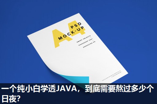 一个纯小白学透JAVA，到底需要熬过多少个日夜？