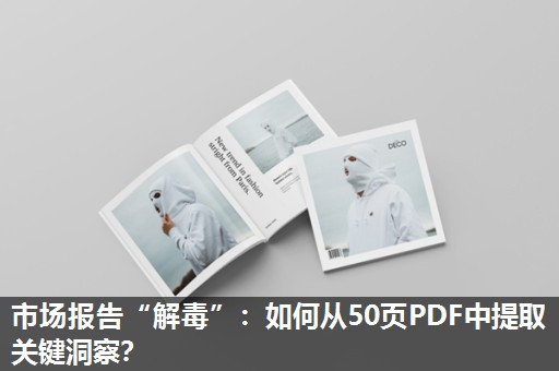 市场报告“解毒”:如何从50页PDF中提取关键洞察? 市场报告“解毒”:如何从50页PDF中提取关键洞察?