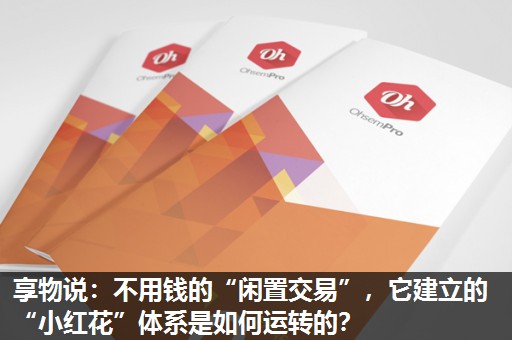 享物说：不用钱的“闲置交易”，它建立的“小红花”体系是如何运转的？